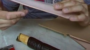 Кожа и мои инструменты для ножен.