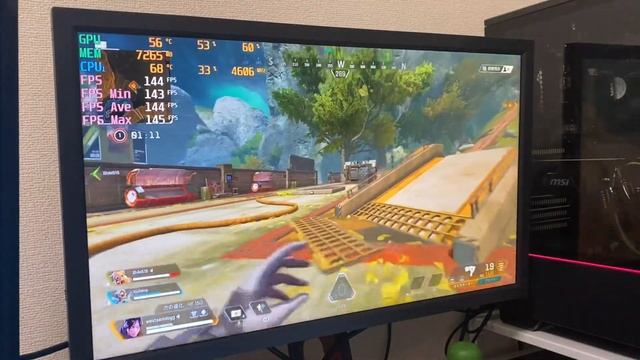 ゲーミングモニター BenQ XL2411K開封 RTX3070Ti フレームレート検証してみた смотреть онлайн