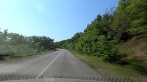 Автодорога из Щебетовки в Судак Гора Носорог Парсук-Кая Солнечной Долина Дорогами Крыма