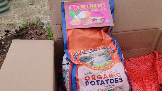 Seed Potatoes from Maine, Wood Prairie Family Farm unboxing
