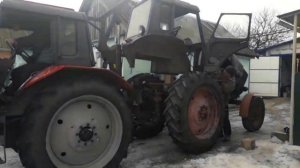 восстановление МТЗ-80 Ч.1 (демонтаж кабины  установка передка )