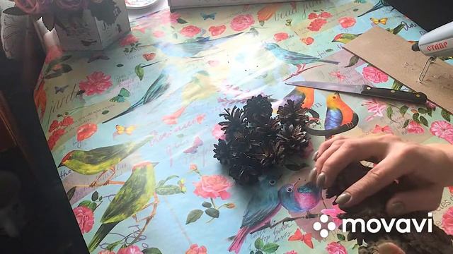 DIY | Корзинка из шишек | Своими руками смотреть онлайн