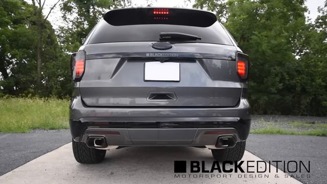 2016 Black Edition Ford Explorer Platinum Tuned w Livernois Exhaust смотреть онлайн