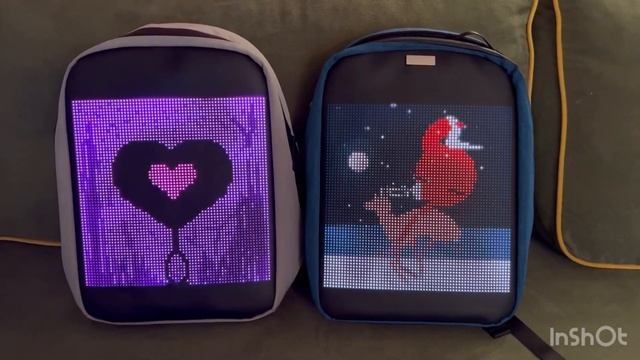 Рюкзак с Led экраном смотреть онлайн