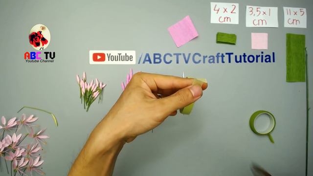ABC TV | How To Make Cleome Hassleriana Flower From Crepe Paper - Craft Tutorial смотреть онлайн