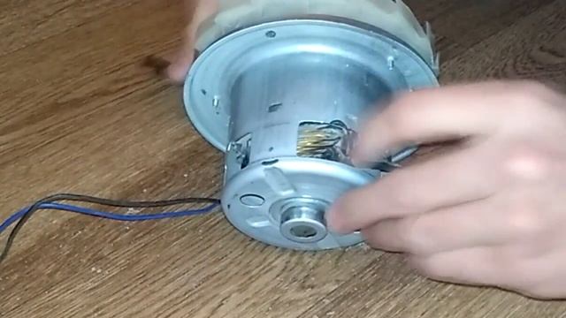 Как открутить крыльчатку мотора пылесоса samsung SC-6573