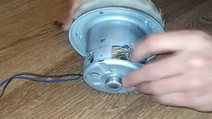 Как открутить крыльчатку мотора пылесоса samsung SC-6573