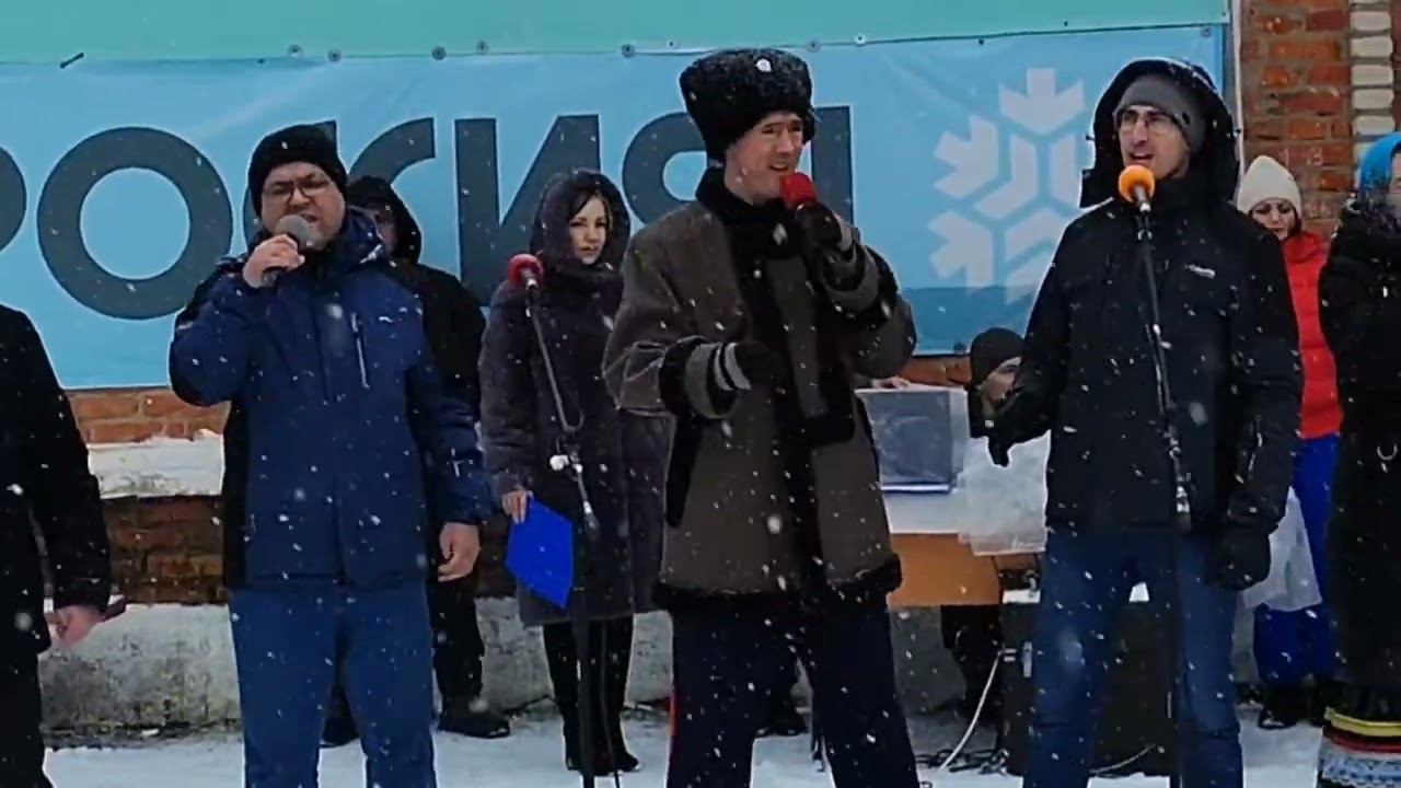 Открыли массовую лыжную гонку "Лыжня России"! смотреть онлайн