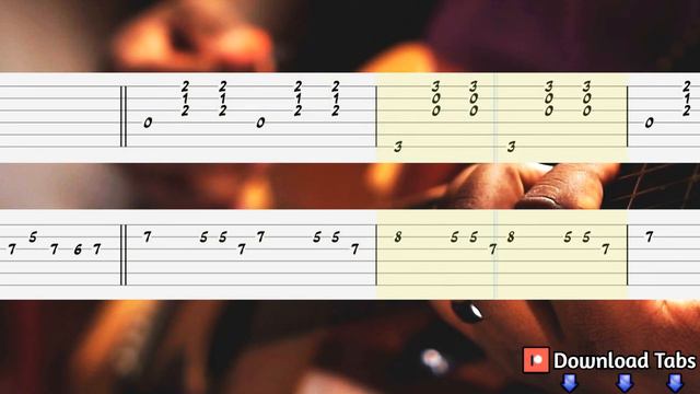 La Foule - Édith Piaf Guitar Tabs, Guitar Tutorial, Guitar Lesson