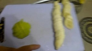 Очень вкусное блюдо из бананов и яблок