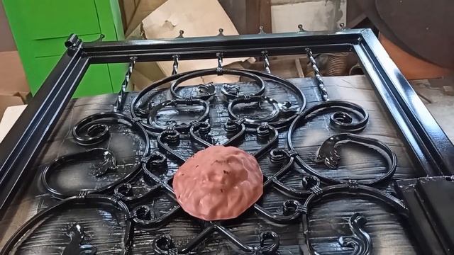 Ворота и калитка с коваными елементами смотреть онлайн