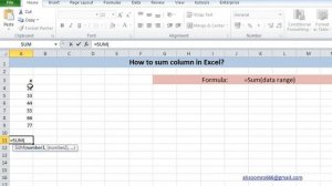 How to sum entire column in excel, sum the whole column, sum formula, sum in excel , add in excel