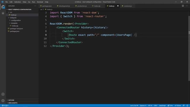 React & Redux - Webpack configuration - No commentary смотреть онлайн