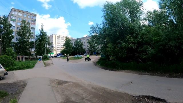 Выезд и испытание трёхколесного самодельного Мотовездехода Лесник