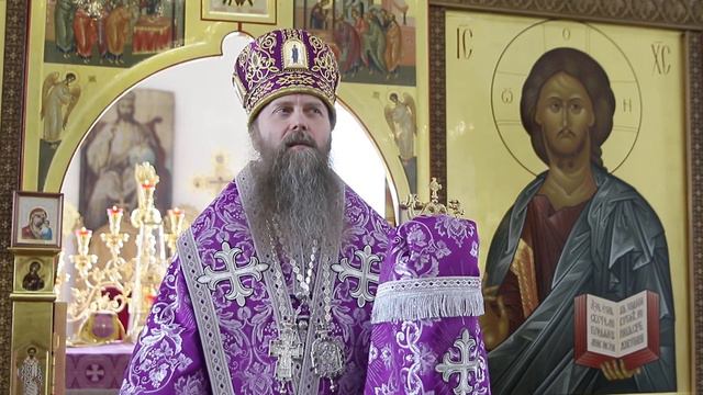 Проповедь и ответ на поздравление в честь 9-й годовщины архиерейского служения епископа Силуана смотреть онлайн