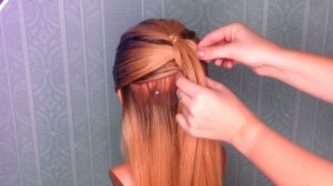 ?Легкие Прически в Школу на Каждый День с Распущенными Волосами?БАБОЧКА из волос?Half Up Hairstyles