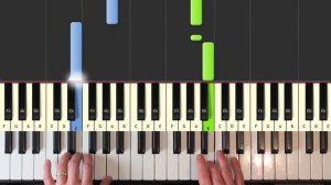 Mozart - Turkish March - Piano Tutorial Easy SLOW - How to Play (synthesia)