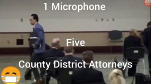 Watch 8 County District Attorneys with No Mask Share a Mic at the Golden State Killer Hearing