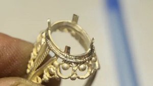 Ювелирный лайфхак  Ремонт оправы  #СвоимиРуками  Серебро 875 пробы