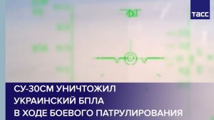 Су-30СМ уничтожил украинский БПЛА в ходе боевого патрулирования