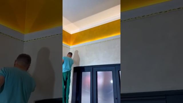 Нанесение светлого шелка....#декор #декоративнаяштукатурка смотреть онлайн