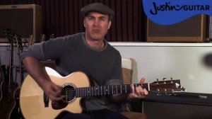 The Beatles While My Guitar Gently Weeps Guitar Lesson Justin Guitar Acoustic Tutorial