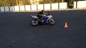 Мото джимхана Гай, очередная тренировка