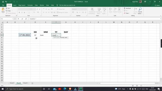 How to use TEXT FORMULA | TEXT Function in Excel | Excel Tutorial | TEXT function with examples смотреть онлайн