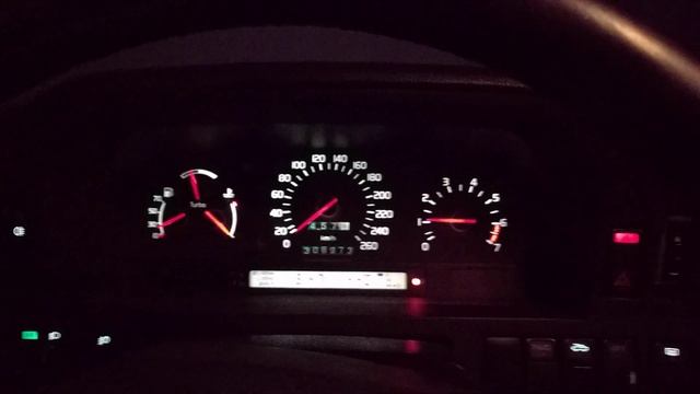 Cold start Volvo 850 T-5 Turbo AT -4 celsius смотреть онлайн