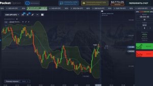 Торговля на откат и на пробой уровня.  Сделки по 30 сек. Бинарные опционы. Трейдинг. PocketOption.