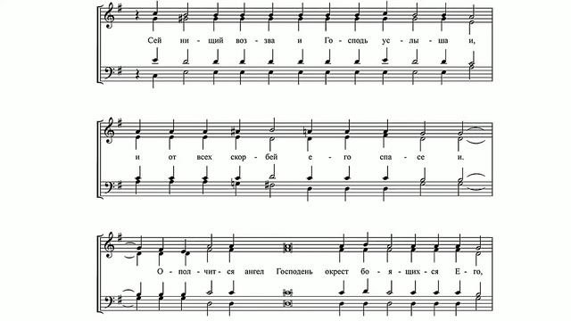 пс. 33: Благословлю Господа...муз. А.Ф. Шишкина #всенощноебдение