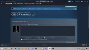 Задание посол сообщества Steam