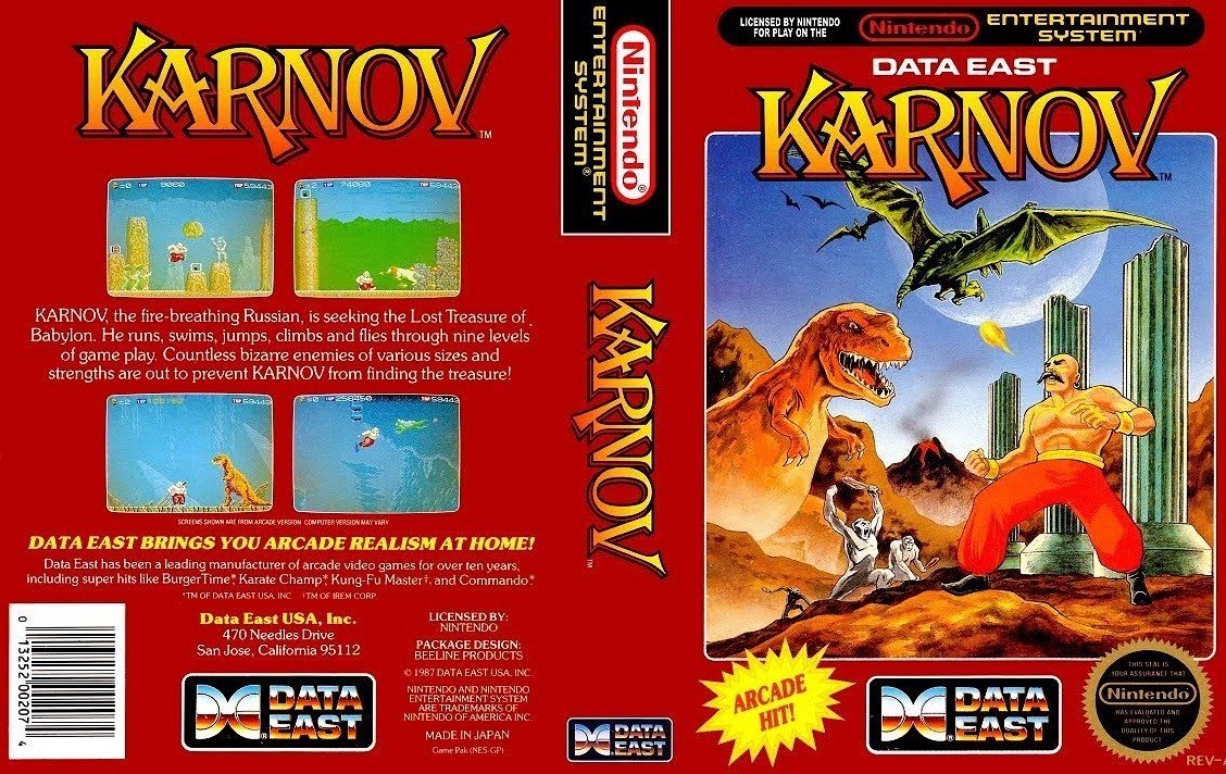 Dendy (Famicom,Nintendo,Nes) 8-bit Karnov Полное Прохождение