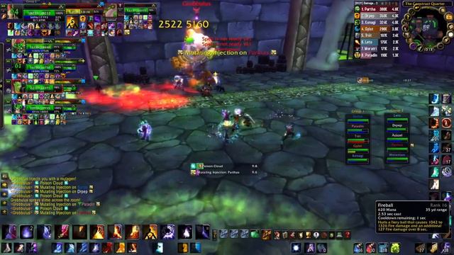 Grobbulus Naxxramas 10 Man - Fire Mage Perspective смотреть онлайн