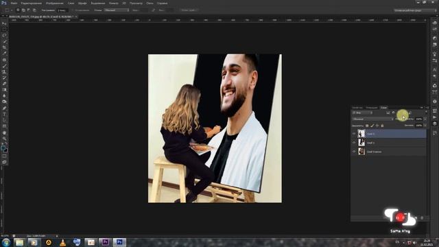 #Photoshop #Videodars #Montaj 4-Dars. Photoshop dasturida Rasm ichidagi ramkaga rasm qo'yish смотреть онлайн