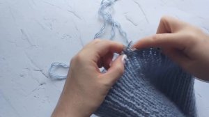 МК. Шапка спицами резинкой патронташ. Подробный мастер-класс.