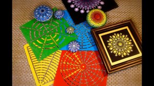 Новые трафареты для рисования мандалы и точечной росписи. New stecil for mandala