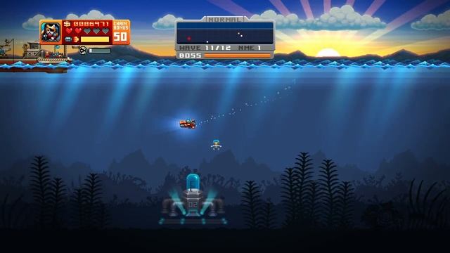 AQUA KITTY Milk Mine Defender DX - GIANT NAUTILUS BOSS (PS4 Gameplay) смотреть онлайн