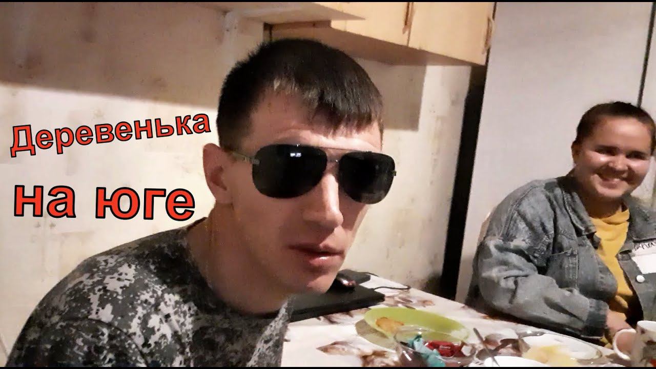 ВЛОГ: С Виталиком и Ангелиной в гостях у Славы и Инги/ Деревенька на юге