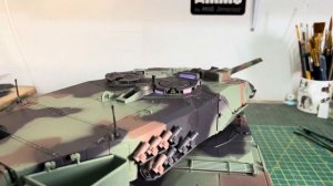RC TANK HENG LONG LEOPARD 2A6 PANZER 7.0 HOW TO MAKE PLASTIC LOOK LIKE PAINT 🙂 BEGINNERS GUIDE