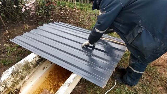 ДЕЛАЕМ ВОРОТА ИЗ МЕТАЛЛОПРОФИЛЯ