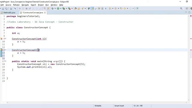 Java Tutorial | 16 | Constructor in Java |