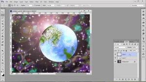 Урок по PhotoShop - Космический пейзаж часть 2 - планеты
