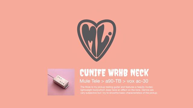 Tele Neck CuNiFe Wide Range Humbucker (credit to Madlove Audio Devices смотреть онлайн