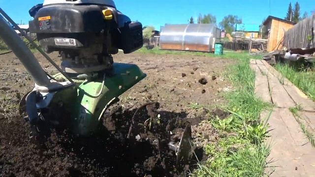 Культиватор Viking HB 685. За какое время пропашет поле 2.5 сотки. смотреть онлайн