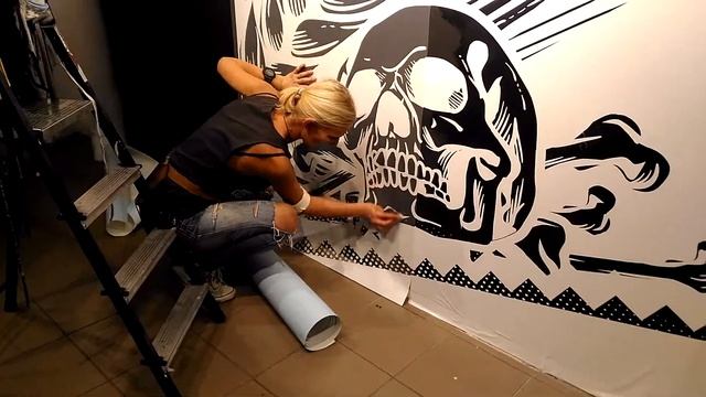 Интерьерный трафарет смотреть онлайн