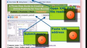 XML PAD file reader