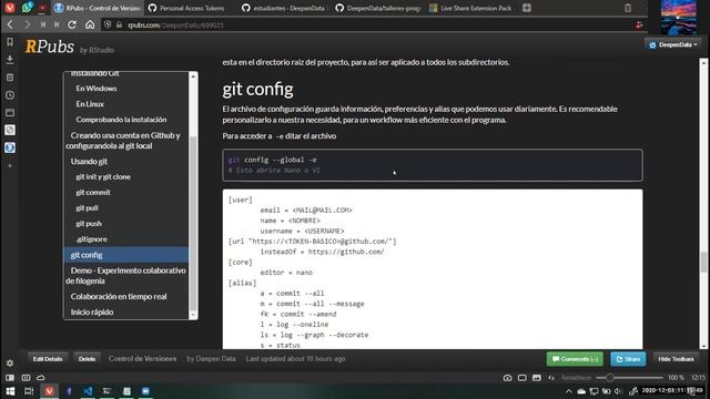 Clase 11 3-dic-2020: Programación colaborativa y desarrollo de software PARTE 1