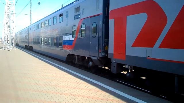 Необычный поезд на станции Минеральные Воды. смотреть онлайн