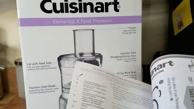 Cuisinart Elemental 8 Food Processor. #Unboxing #NotSponsored